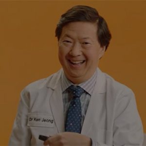 Ken Jeong Shooting a ThermaCare spot